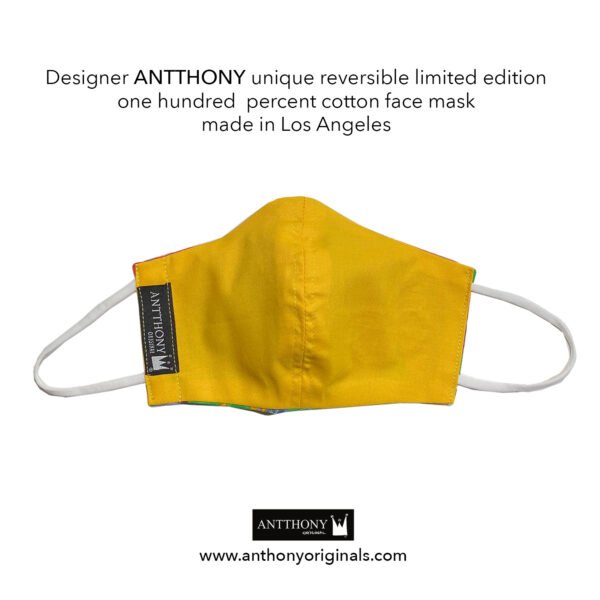 Non-Medical Face Mask (Reversible)<br>Tropical Rainforest Butterfly - Image 2